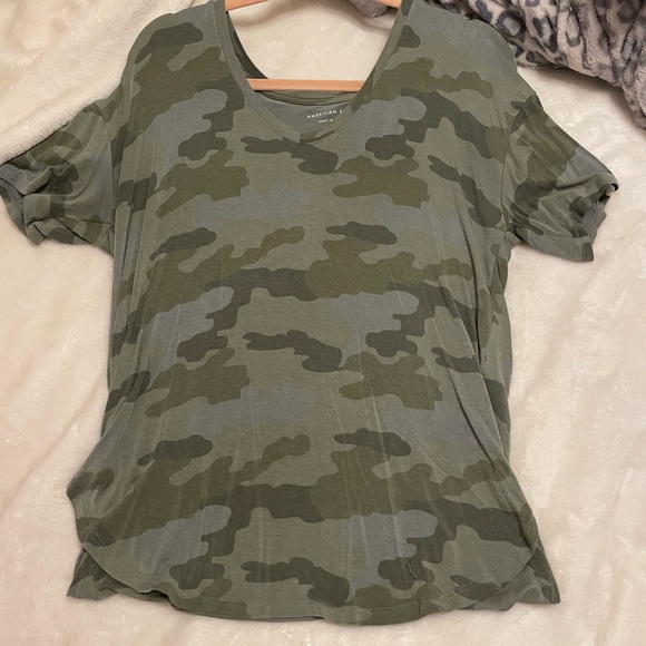 American Eagle Camo “Soft and Sexy” Tee Shirt - Picture 1 of 4